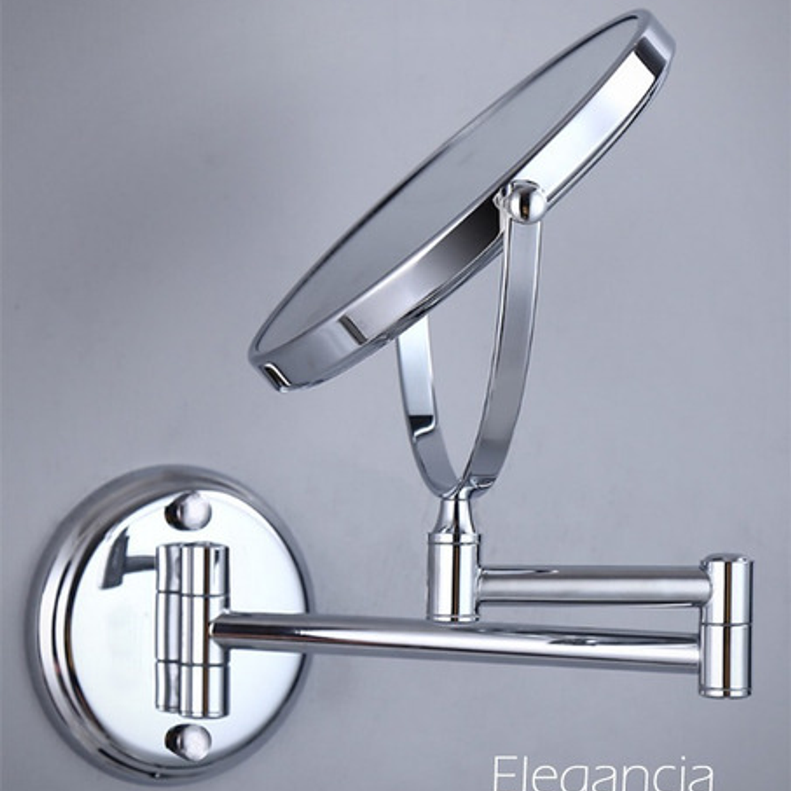 Espejo Retráctil Metálico Con Aumento Diseño Exclusivo 3