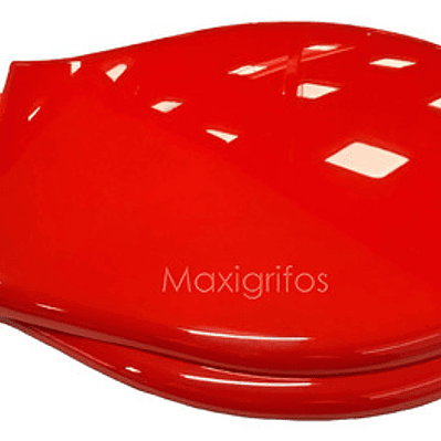 Tapa Asiento Sanitario Rojo Pasión Redondo