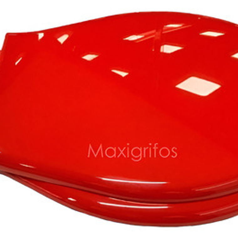 Tapa Asiento Sanitario Rojo Pasión Redondo 1