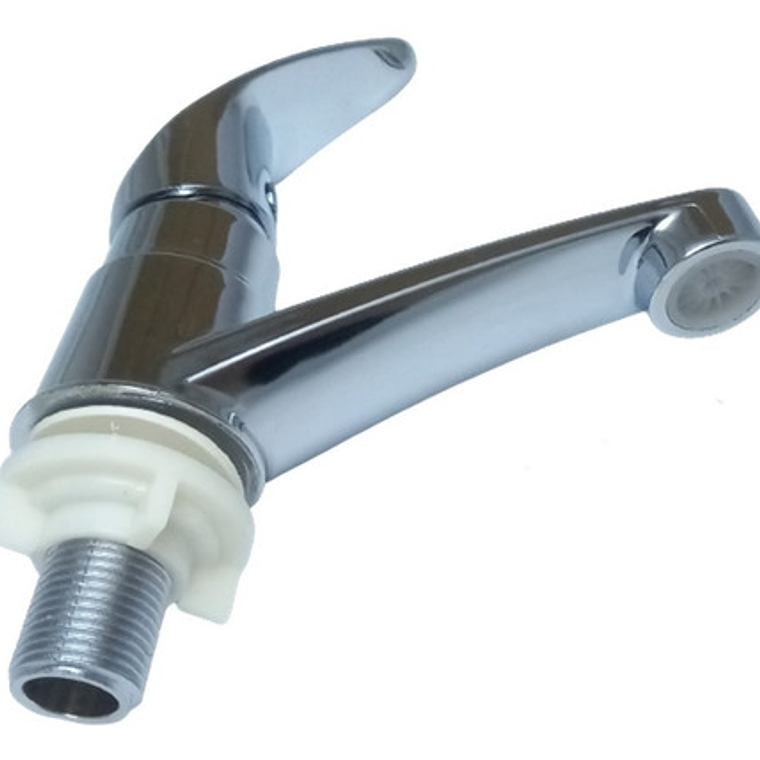 Llave Para Lavamanos Sencilla Abs Solo Agua Fria 3