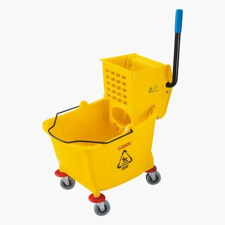 Balde Exprimidor Y Escurridor De 36 Litros 4