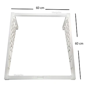 Base Para Lavadero Plástico 60x60 Incluye Chazos