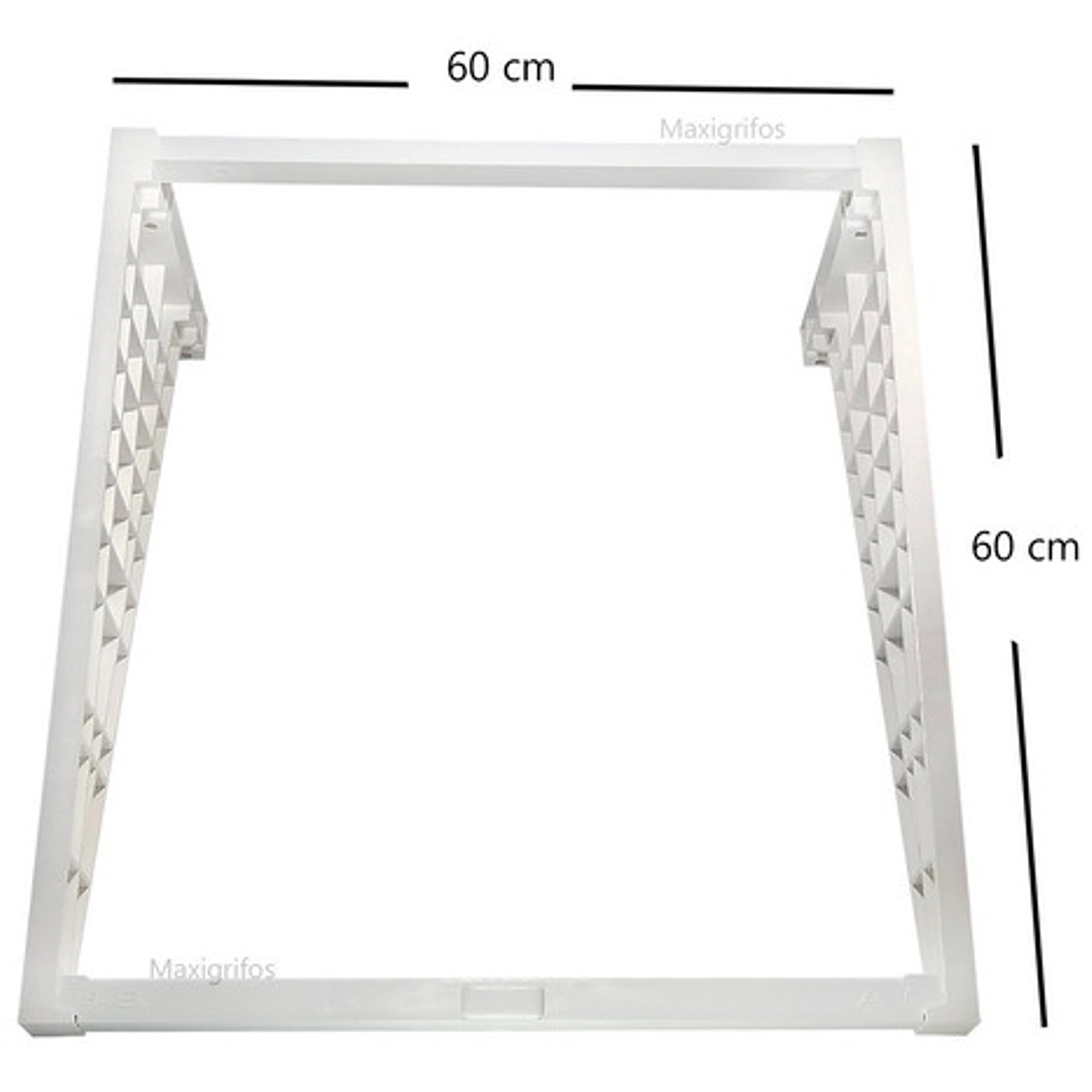 Base Para Lavadero Plástico 60x60 Incluye Chazos 2