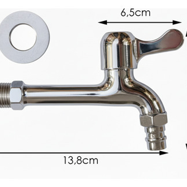 Llave Para Jardín Con Ahorrador De Agua  3