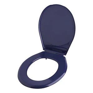 Tapa Asiento Sanitario Azul Oscuro Redondo