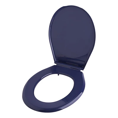 Tapa Asiento Sanitario Azul Oscuro Redondo