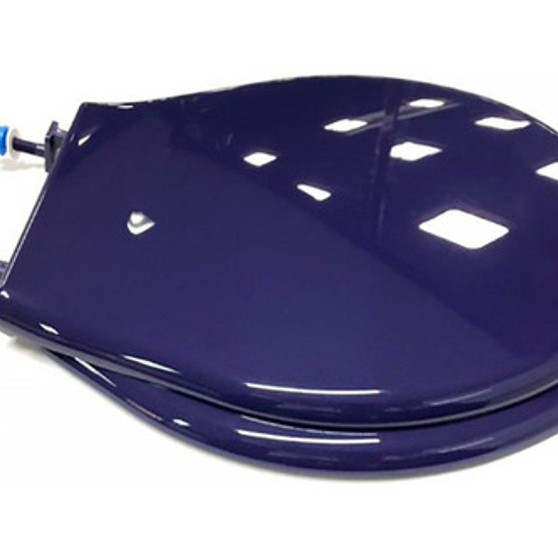 Tapa Asiento Sanitario Azul Oscuro Redondo 2