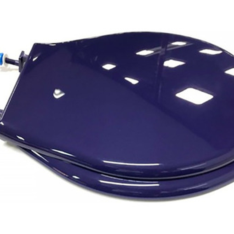 Tapa Asiento Sanitario Azul Oscuro Redondo 2