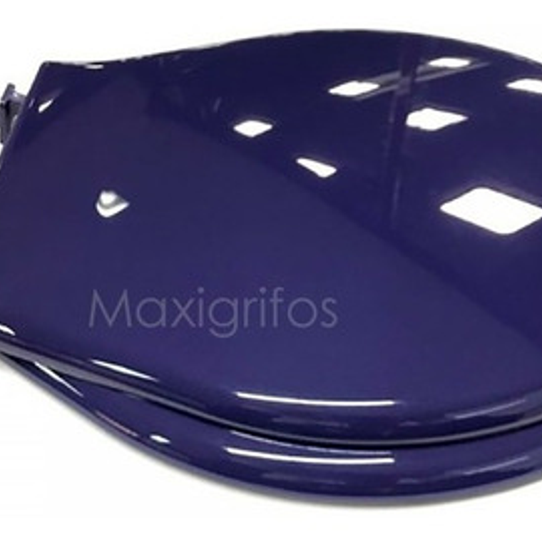 Tapa Asiento Sanitario Azul Oscuro Redondo 4