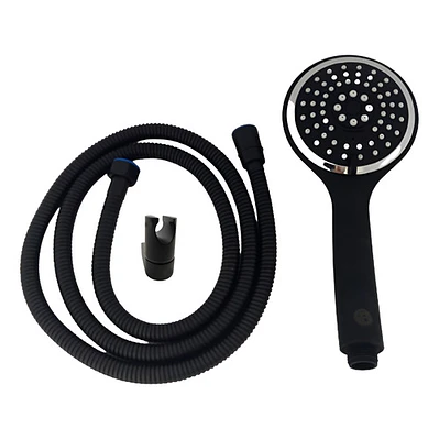 Ducha Telefono 3 Tipos De Chorro Negro Mate Lujo Negro Mate Negro/mate