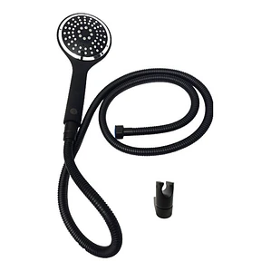 Ducha Telefono 3 Tipos De Chorro Negro Mate Lujo Negro Mate Negro/mate