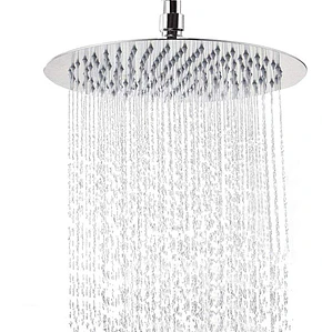 Regadera Para Ducha Metálica 15 X 15 Redonda Sin Tubo