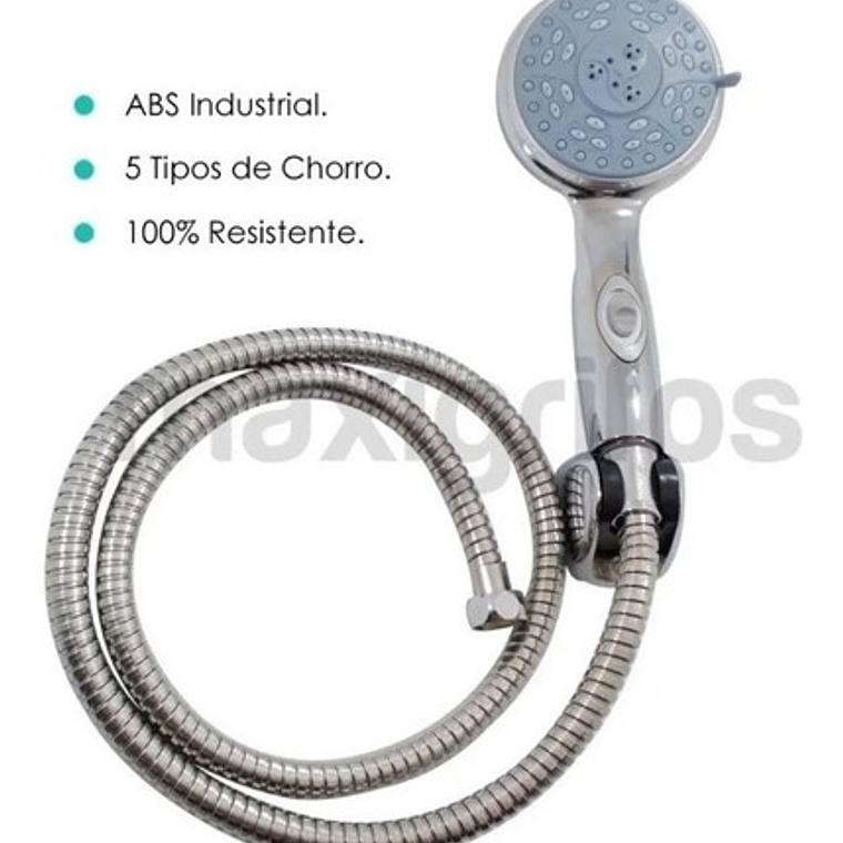 Combo X 3 Regadera Metálica 20x20, Ducha Telefono, Desviador 2