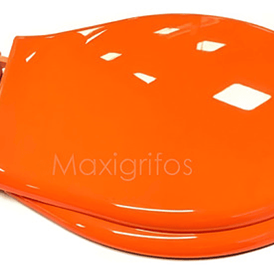Tapa Asiento Sanitario Naranja Redondo
