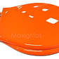 Tapa Asiento Sanitario Naranja Redondo - Miniatura 1
