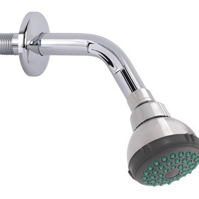 Regadera Para Ducha Plástica Abs Con Tubo 3