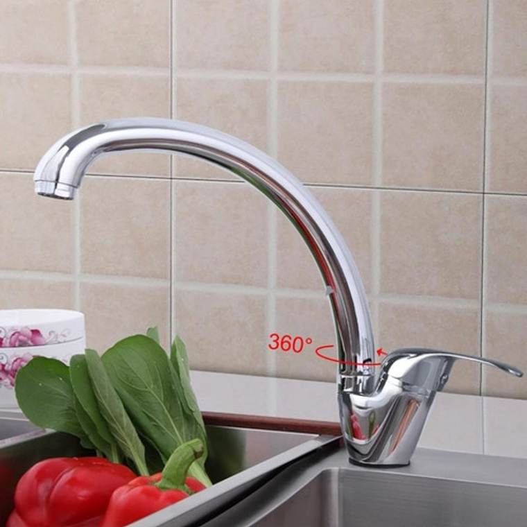 Griferia Llave  Monocontrol Para Cocina Lavaplatos 4