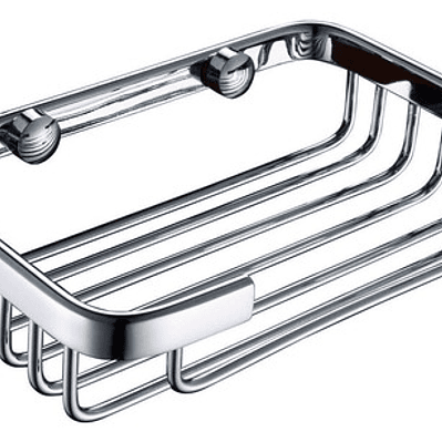 Jabonera Metálica Ducha Brillante Moderna