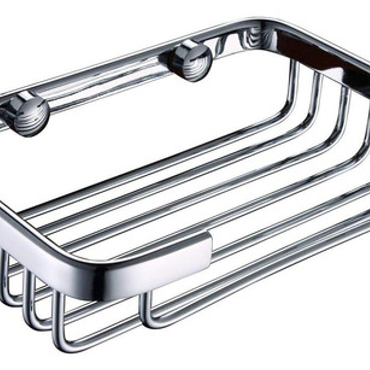 Jabonera Metálica Ducha Brillante Moderna 1