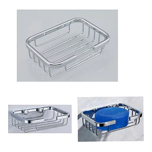 Jabonera Metálica Ducha Brillante Moderna