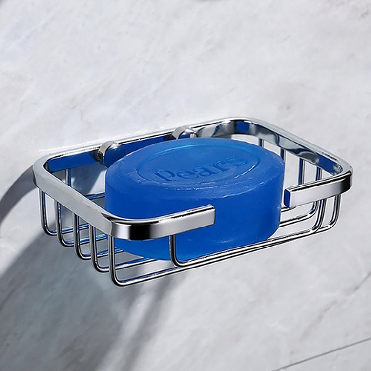 Jabonera Metálica Ducha Brillante Moderna 4