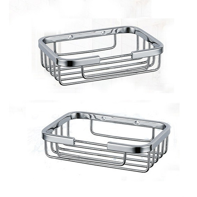 Jabonera Metálica Ducha Brillante Moderna 9