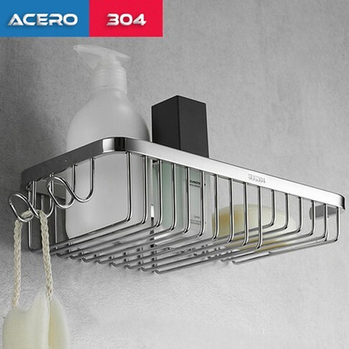 Jabonera Metálica Ducha Moderna  4