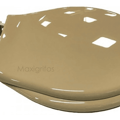 Tapa Asiento Sanitario Café Claro Redondo