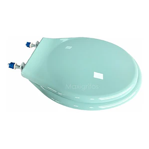 Tapa Asiento Sanitario Azul Claro Redondo