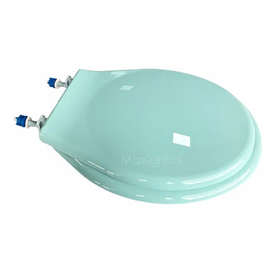 Tapa Asiento Sanitario Azul Claro Redondo