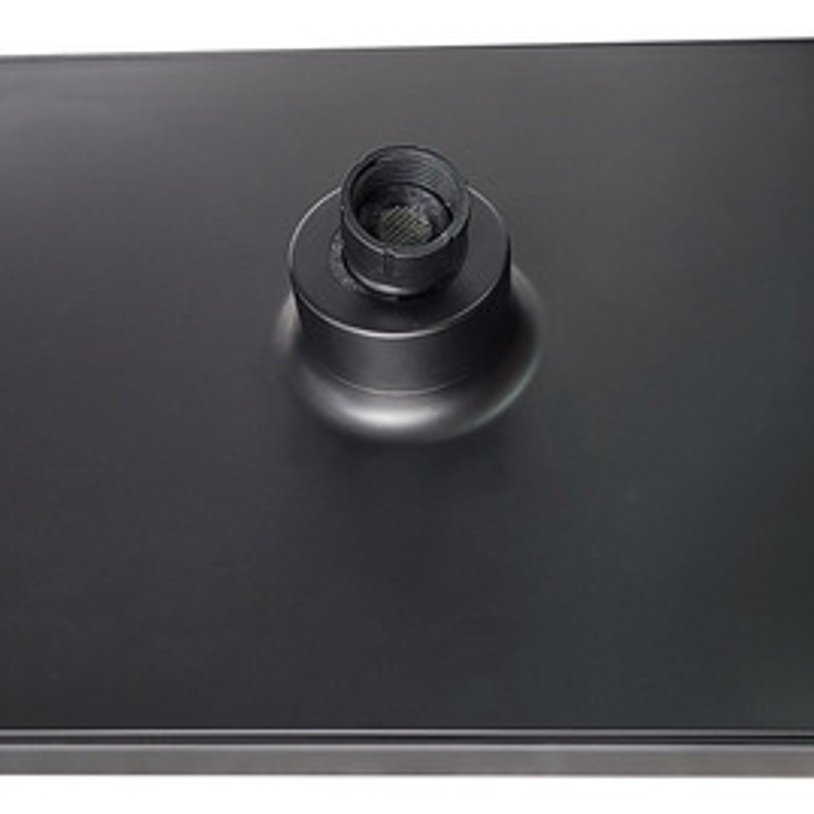 Regadera Ducha Para Baño Rectangular Negro Mate 6