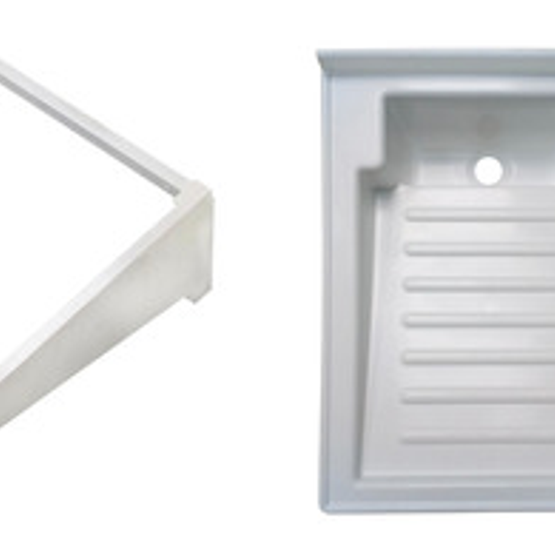 Lavadero Plástico 60x46 + Base Plástica + Válvula De Pozuelo 1