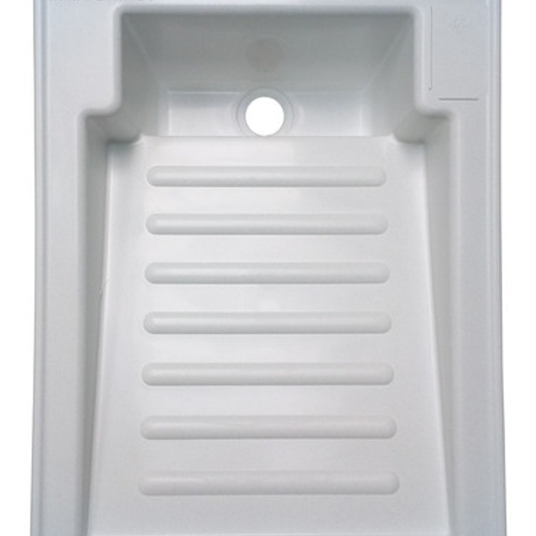 Lavadero Plástico 60x46 + Base Plástica + Válvula De Pozuelo 2