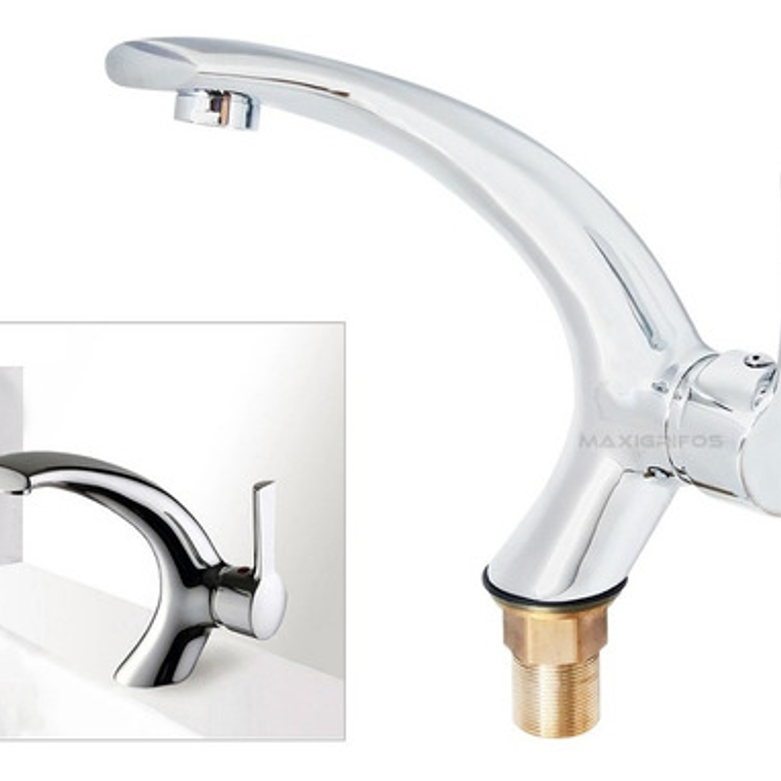 Griferia Para Lavamanos Monocontrol Baja 1