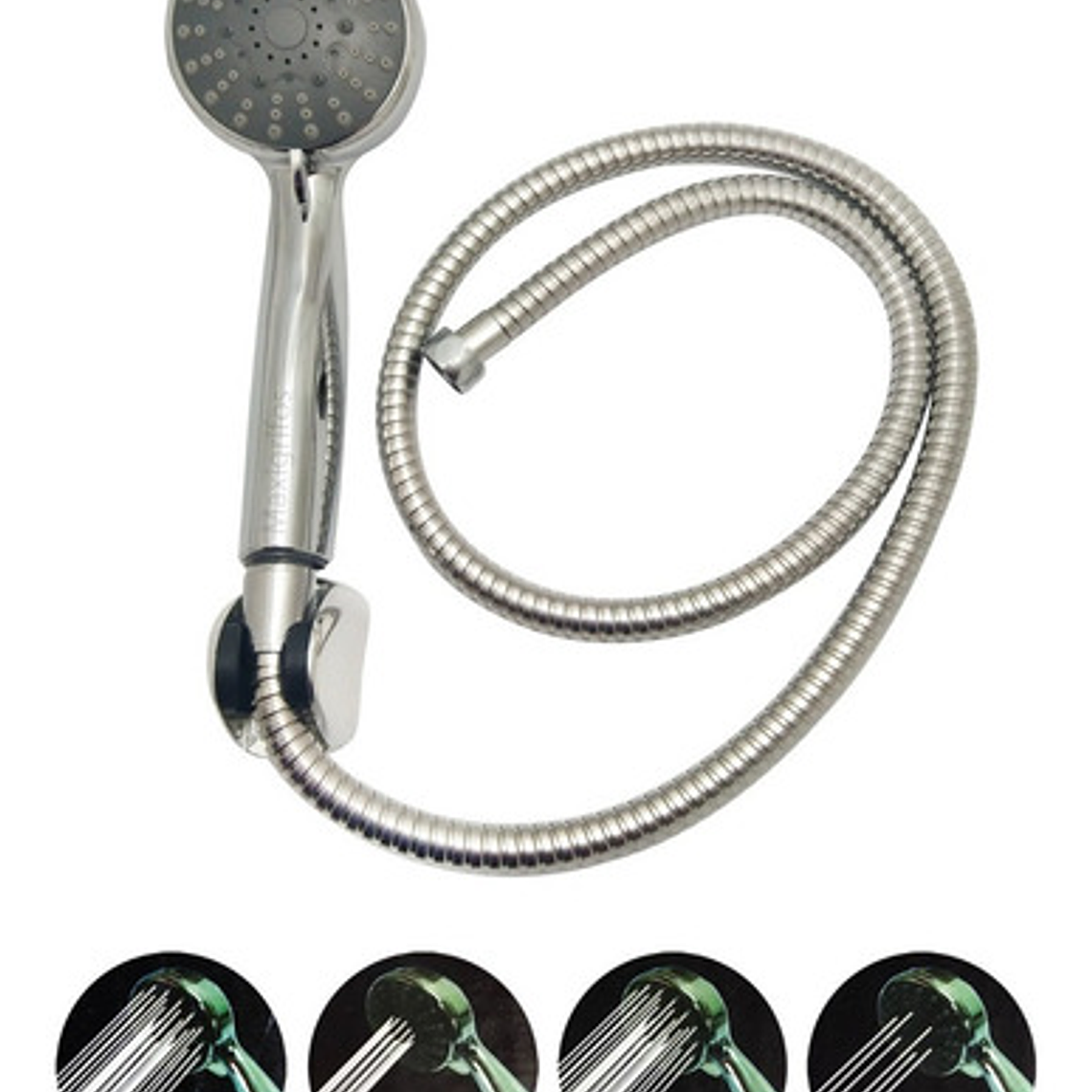 Ducha Teléfono 4 Funciones (tipos De Chorro) + Desviador 3