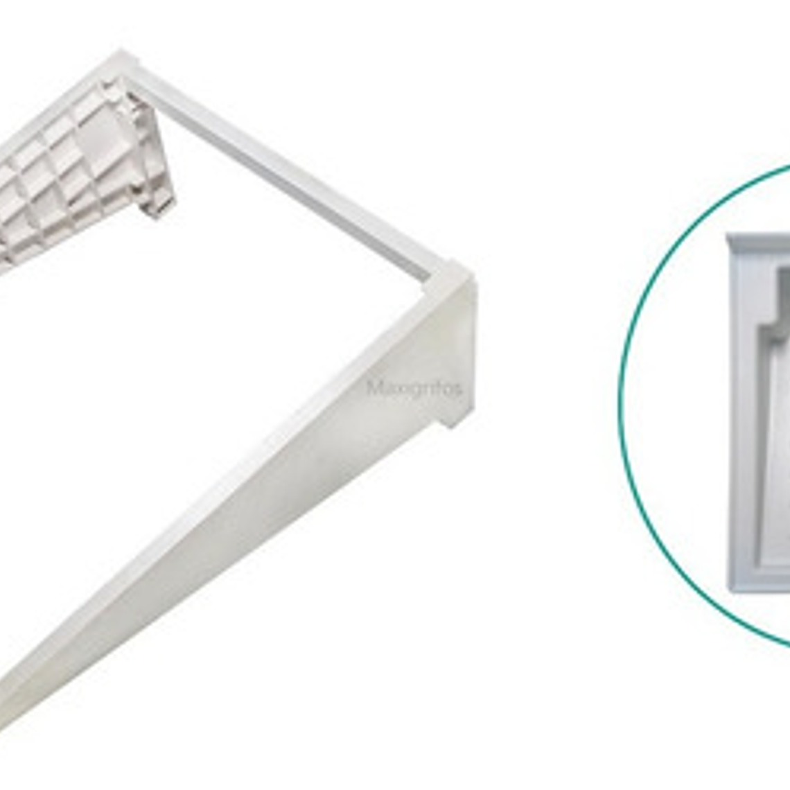 Base Para Lavadero Plástico 60x46 Incluye Chazos 1