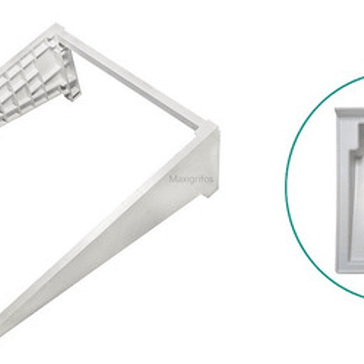 Base Para Lavadero Plástico 60x46 Incluye Chazos
