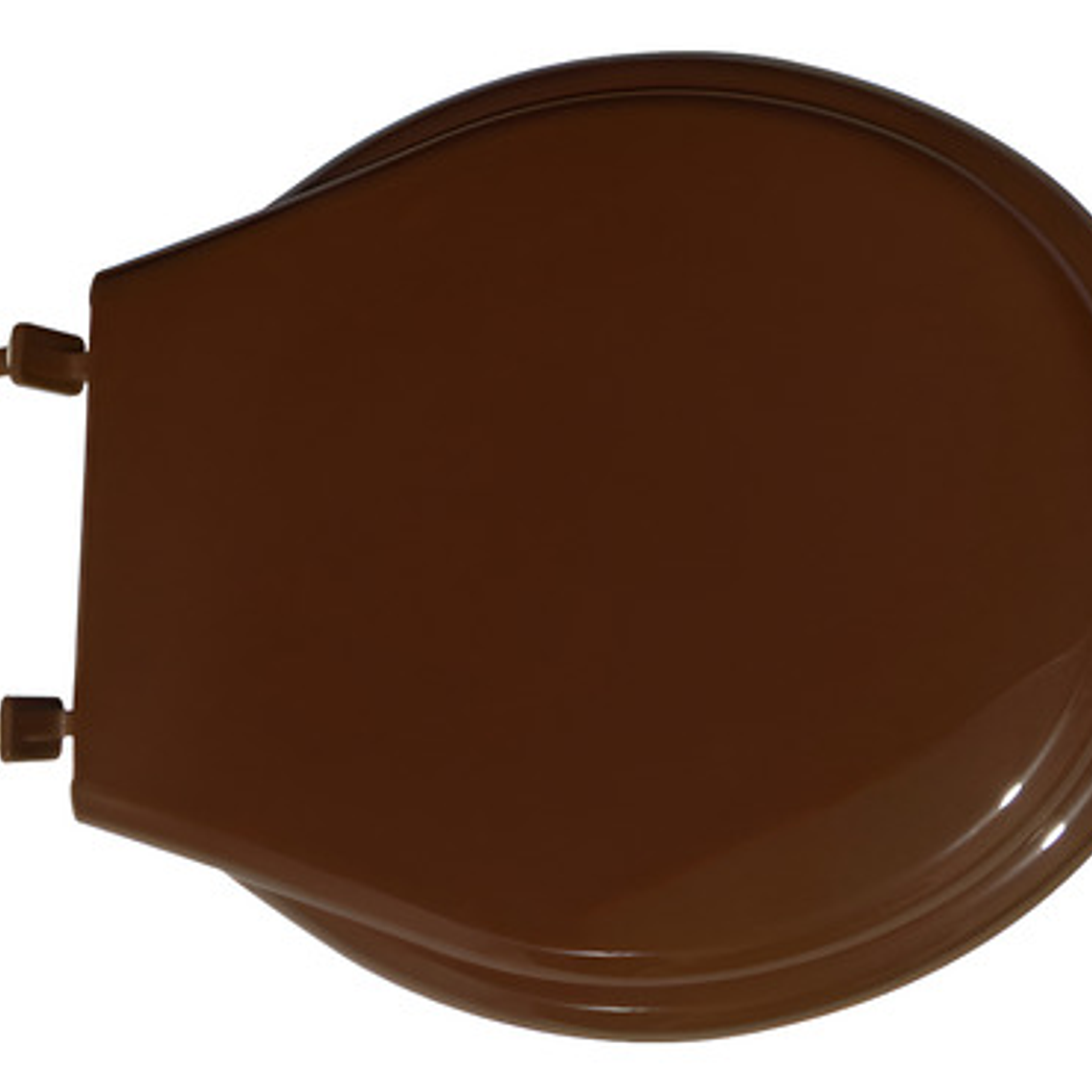 Tapa Asiento Sanitario Café Oscuro Redondo Color Marrón 1