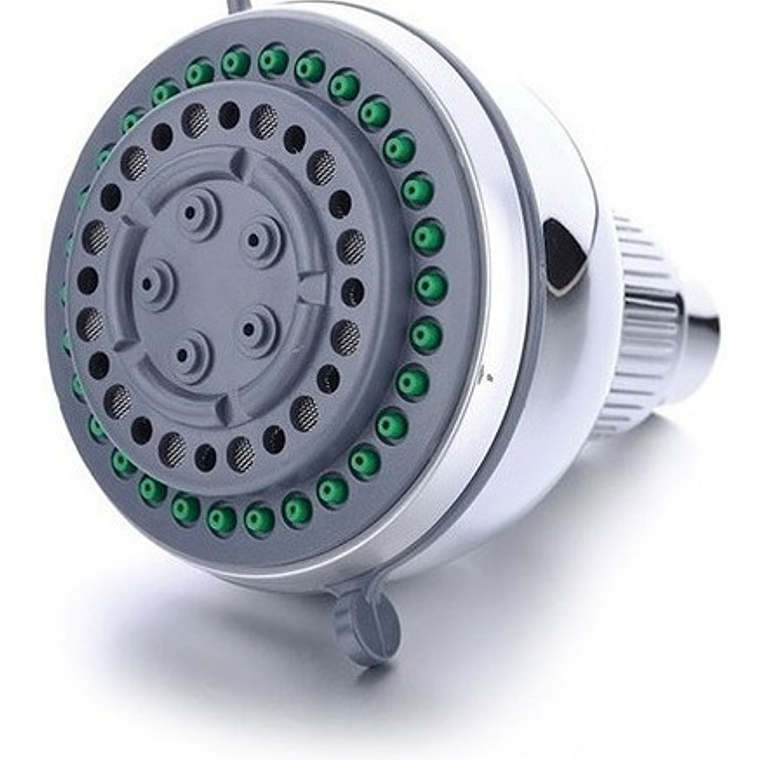 Regadera Ducha Cromada 5 Funciones Con Tubo  4