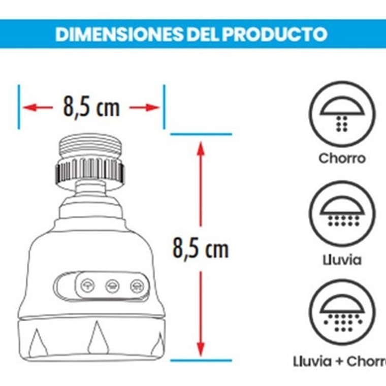 Ahorrador Aspersor Para Griferia De Lavaplatos Cromado 5