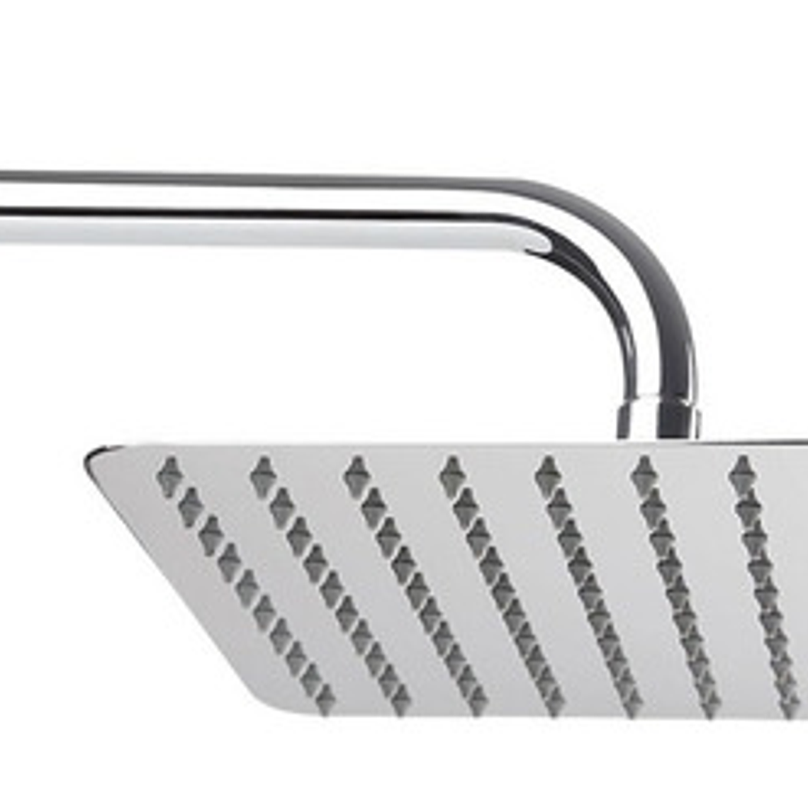 Mezclador De Ducha Monocontrol Cuadrado + Regadera Cuadrada  3