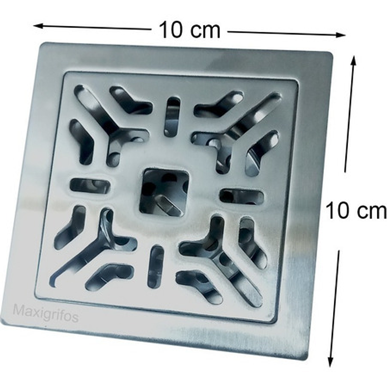 Rejilla Piso En Bronce 10x10 Antiolor Y Anticucarachas 5