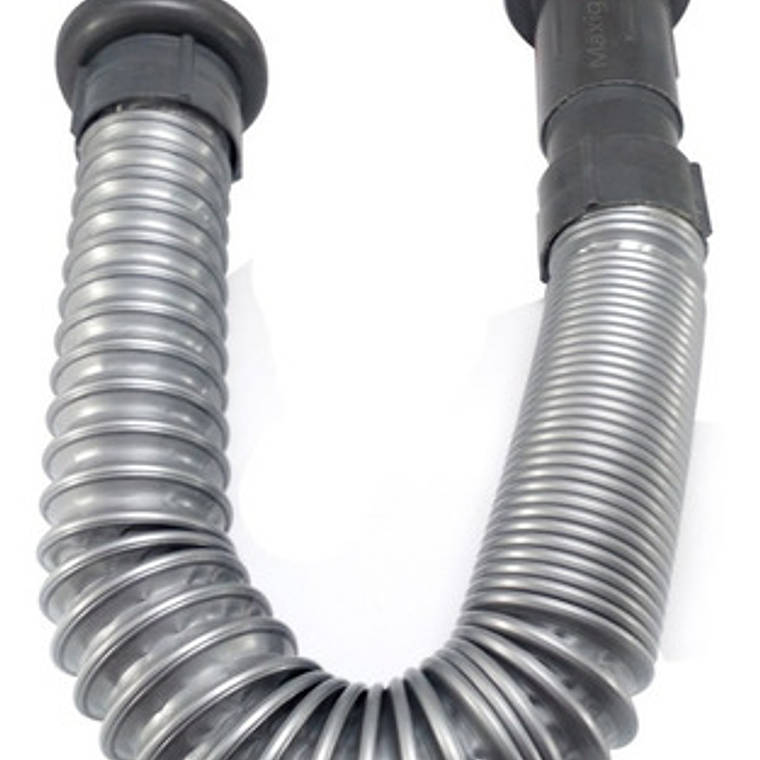 Sifón Flexible Gris Con Desagüe Push Acero Con Trampa 5