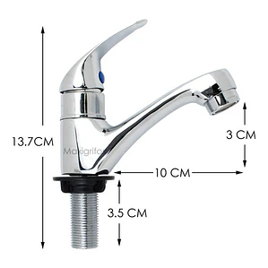 Llave Para Lavamanos Sencilla Solo Agua Fria
