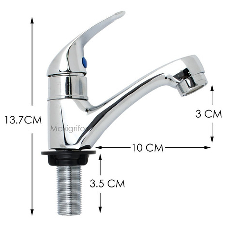 Llave Para Lavamanos Sencilla Solo Agua Fria 2