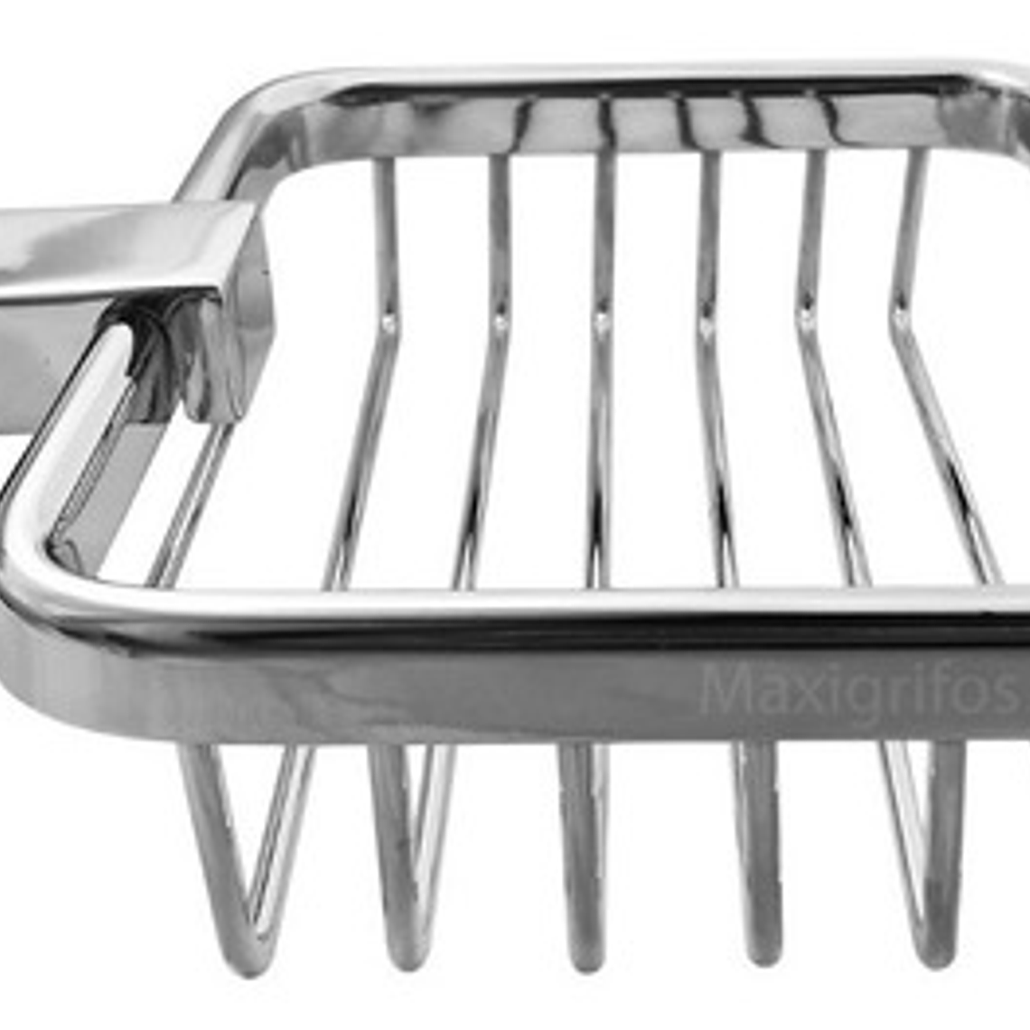 Juego Accesorios Metálicos Jabonera Y Toallero Cuadrados 6