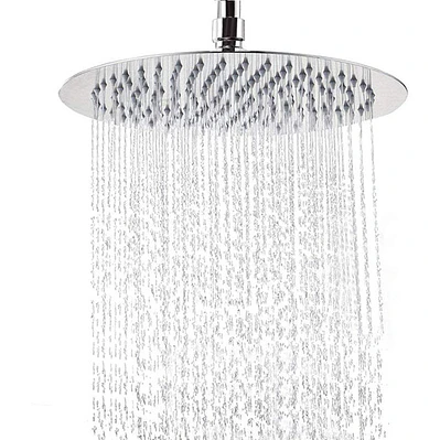 Regadera Para Ducha Metálica 20 X 20 Redonda Sin Tubo