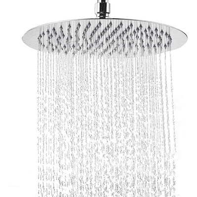 Regadera Para Ducha Metálica 20 X 20 Redonda Sin Tubo