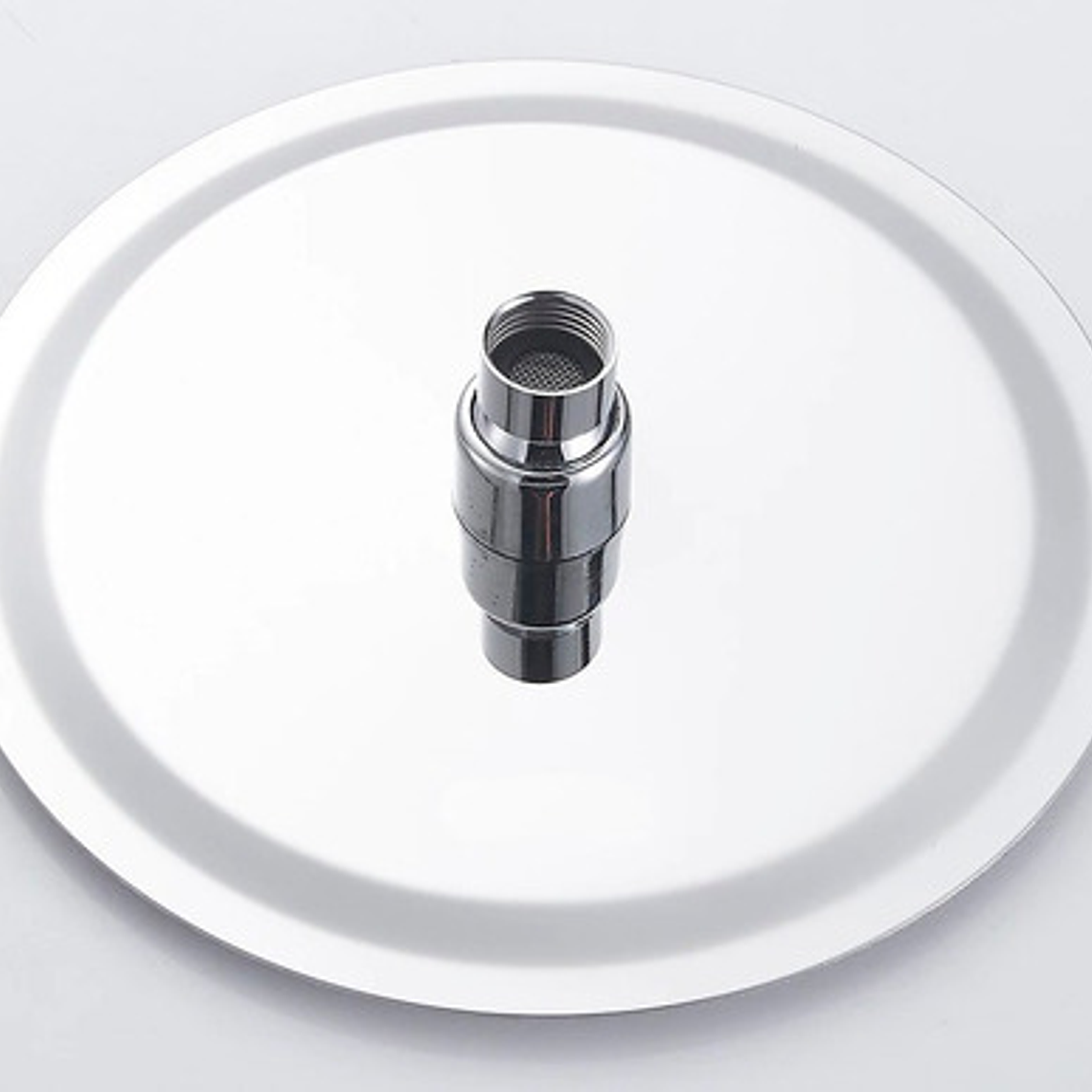 Regadera Para Ducha Metálica 20 X 20 Redonda Sin Tubo 2