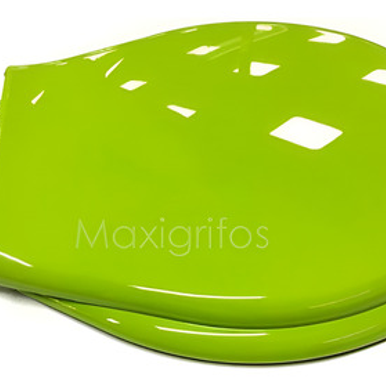 Tapa Asiento Sanitario Verde Limón Redondo 1
